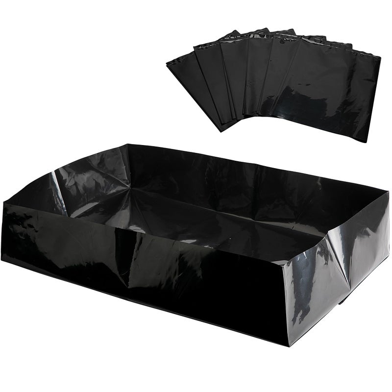 Adnee 6 Pcs Mushroom Monotub Liners-19"" x 13"" x 4"" Monotub Liner Fit Up to 66 Quart Monotub-Monotub Plastic Liners for Mushroom Growing Supplies Liner Replacement - Image 1
